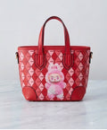 Mini Red Labubu Tote Bag
