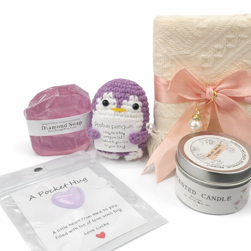 Lavender Self-Care Gift Set - Purple Spa Essentials