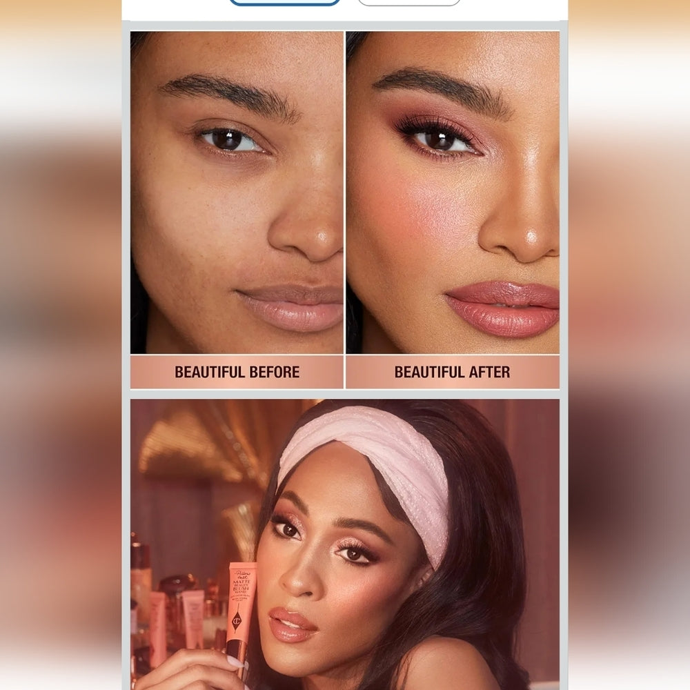 Charlotte Tilbury Matte Beauty Blush Wand - PEACH POP