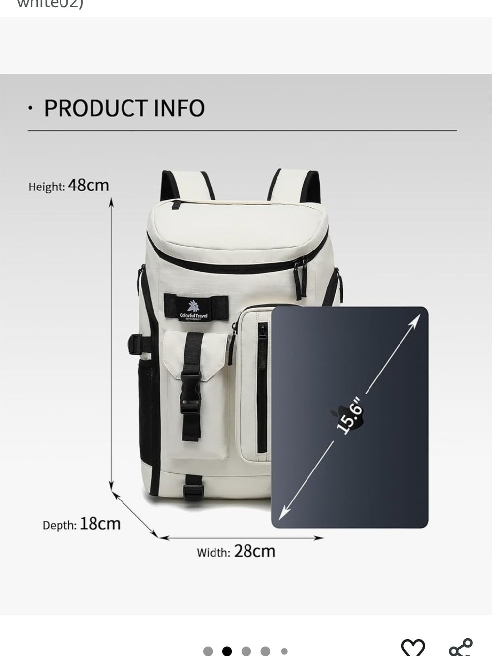 Light Gray Tactical Backpack