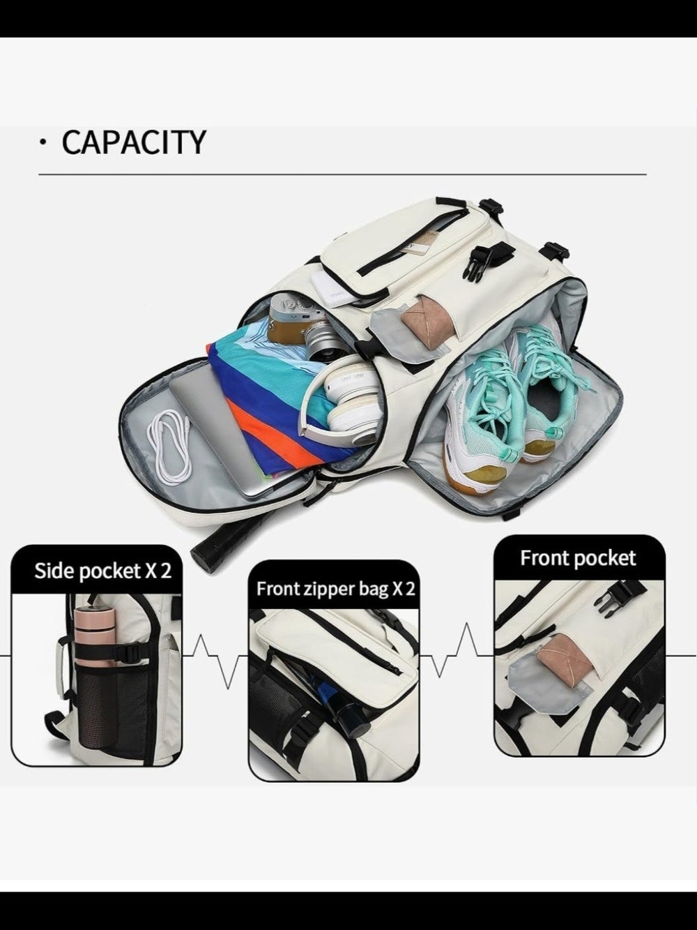 Light Gray Tactical Backpack