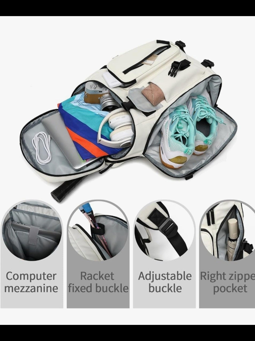Light Gray Tactical Backpack