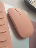Pink Tablet Keyboard - Compatible Wireless Bluetooth Keyboard
